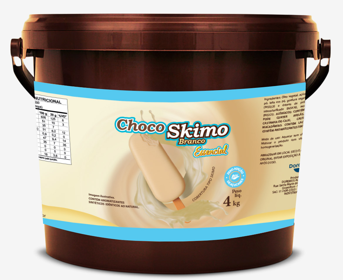 Chocoskimo Branco Essencial Zero Açúcares