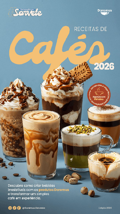 E-book Receitas de Cafés e Bebidas