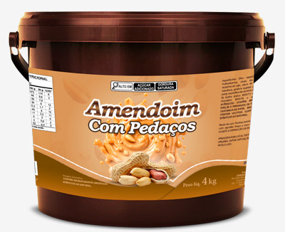 Recheio Amendoim com Pedaços