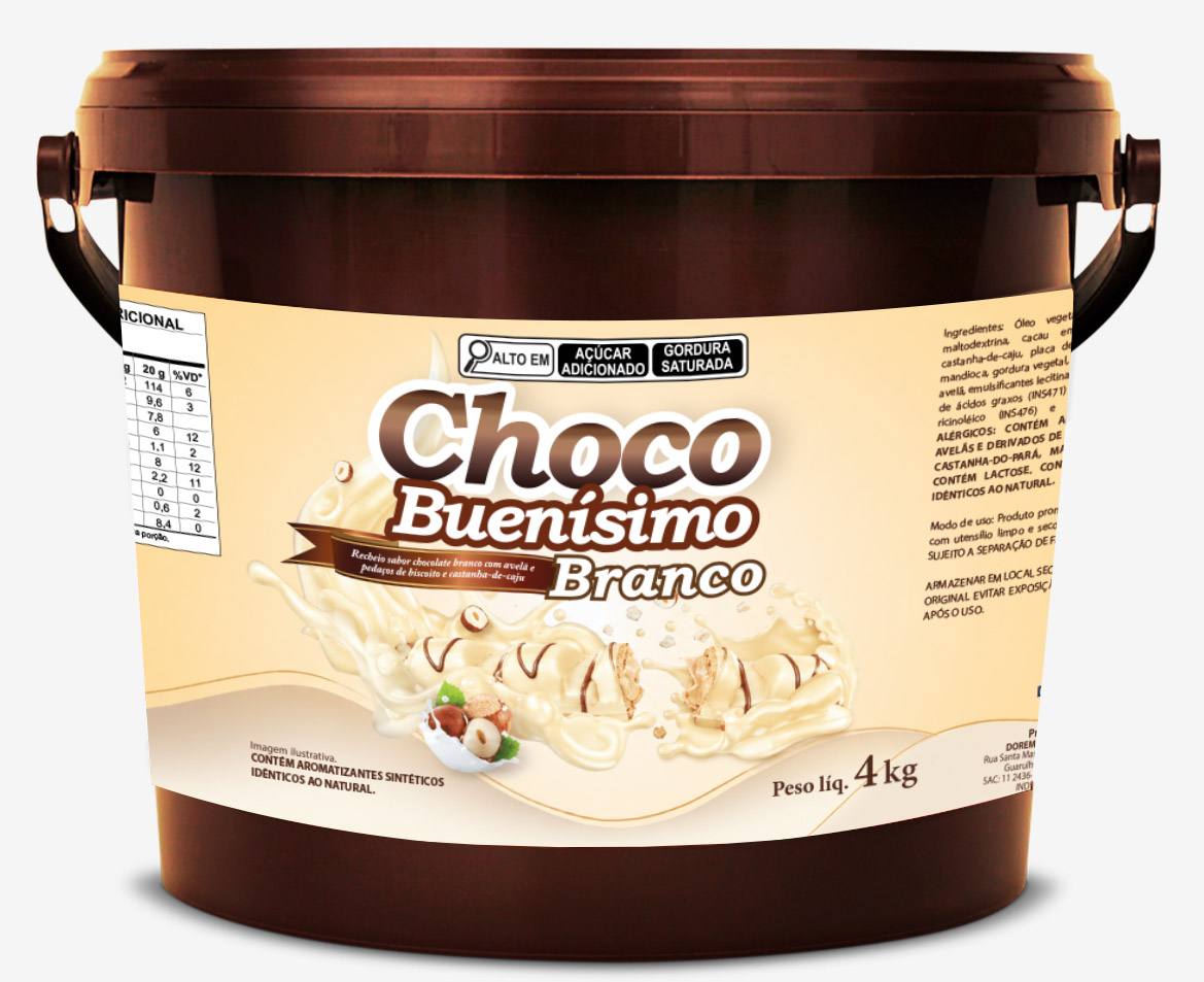 Recheio Choco Buenísimo Branco